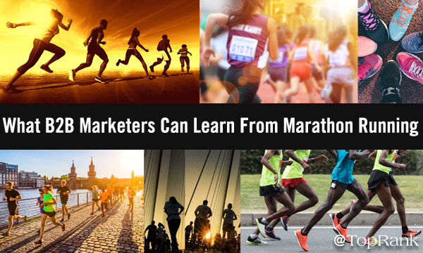 What B2B marketers can learn from marathon running collage image