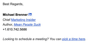 example of marketing insider group email signature