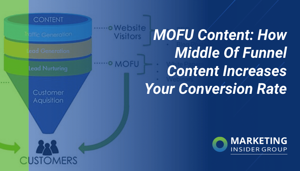 funnel showing MOFU content