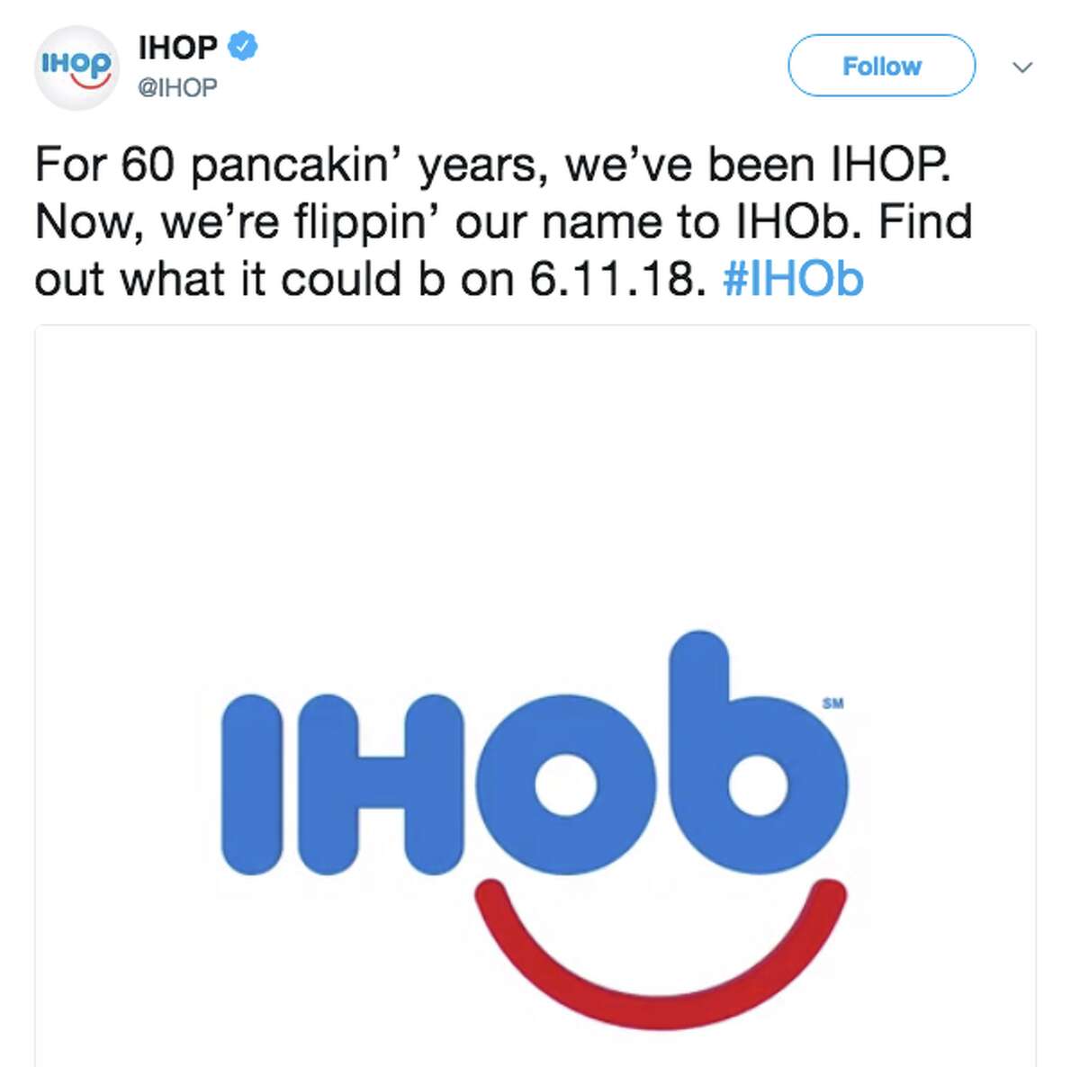 ihop announces name change to ihob but viewers have to wait to find out what the B stands for