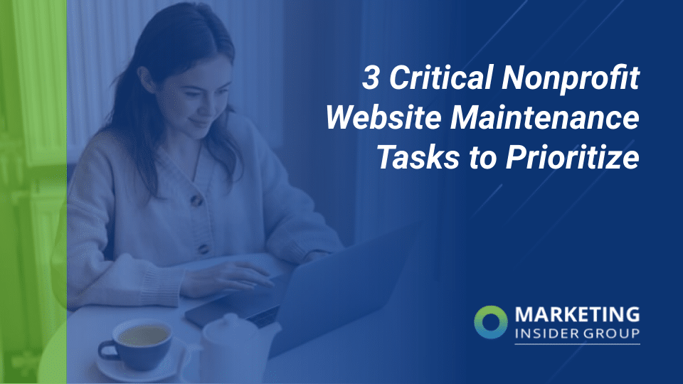 A girl checking on the three maintenance tasks every nonprofit should prioritize.